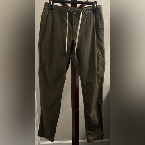 New Vuori Men’s Pants Ripstop Climber In Army Size S - Picture 4 of 17